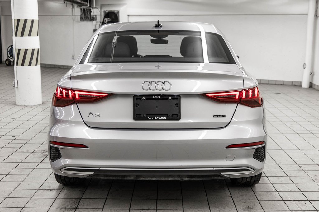 2022 Audi A3 Sedan KOMFORT QUATTRO 18 PCS in Laval, Quebec - 5 - w1024h768px
