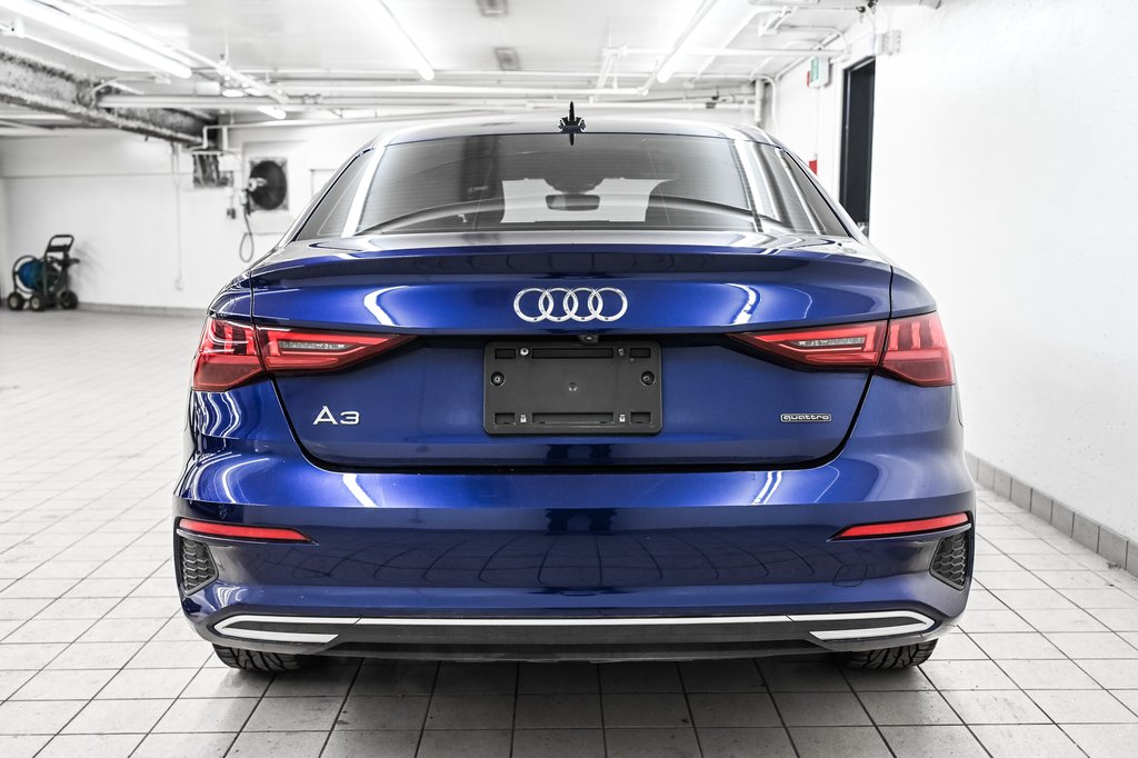 Audi A3 Sedan KOMFORT QUATTRO 2022 à Laval, Québec - 7 - w1024h768px