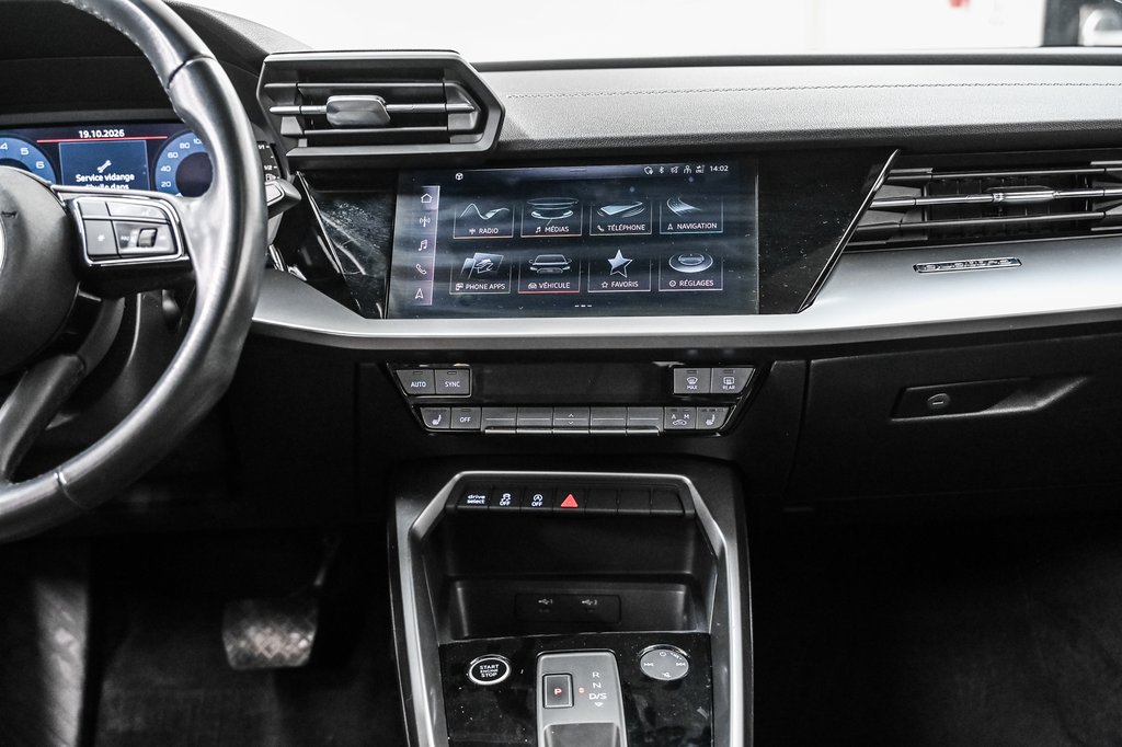 Audi A3 Sedan KOMFORT QUATTRO 2022 à Laval, Québec - 22 - w1024h768px