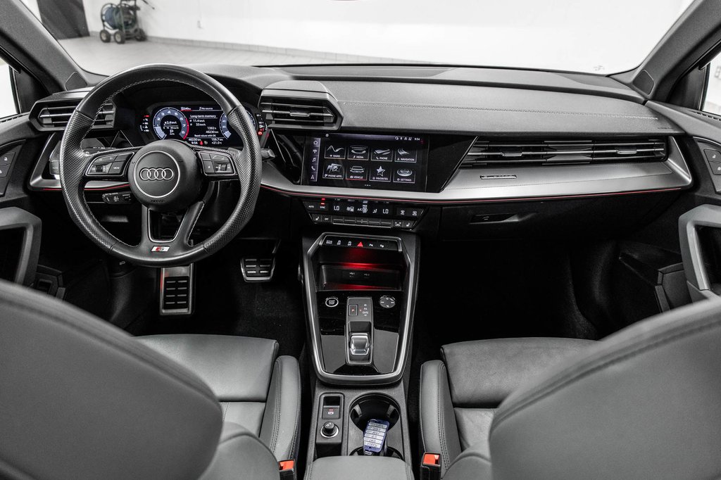 Audi A3 Sedan PROGRESSIV S-LINE BLACK OPTIC 2023 à Laval, Québec - 32 - w1024h768px