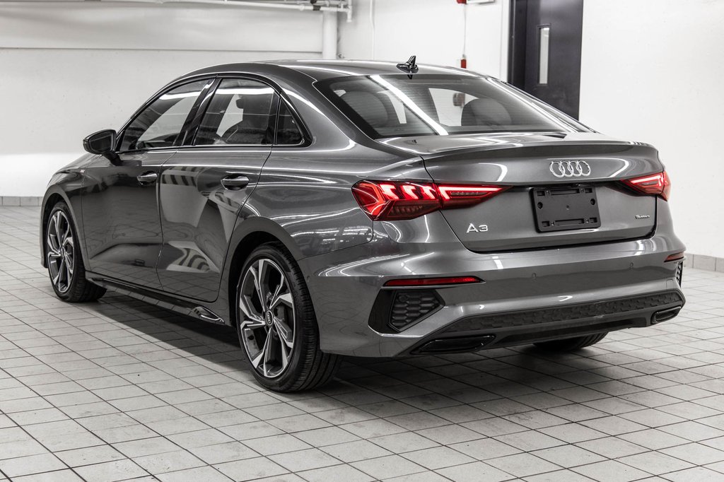 Audi A3 Sedan PROGRESSIV S-LINE BLACK OPTIC 2023 à Laval, Québec - 4 - w1024h768px