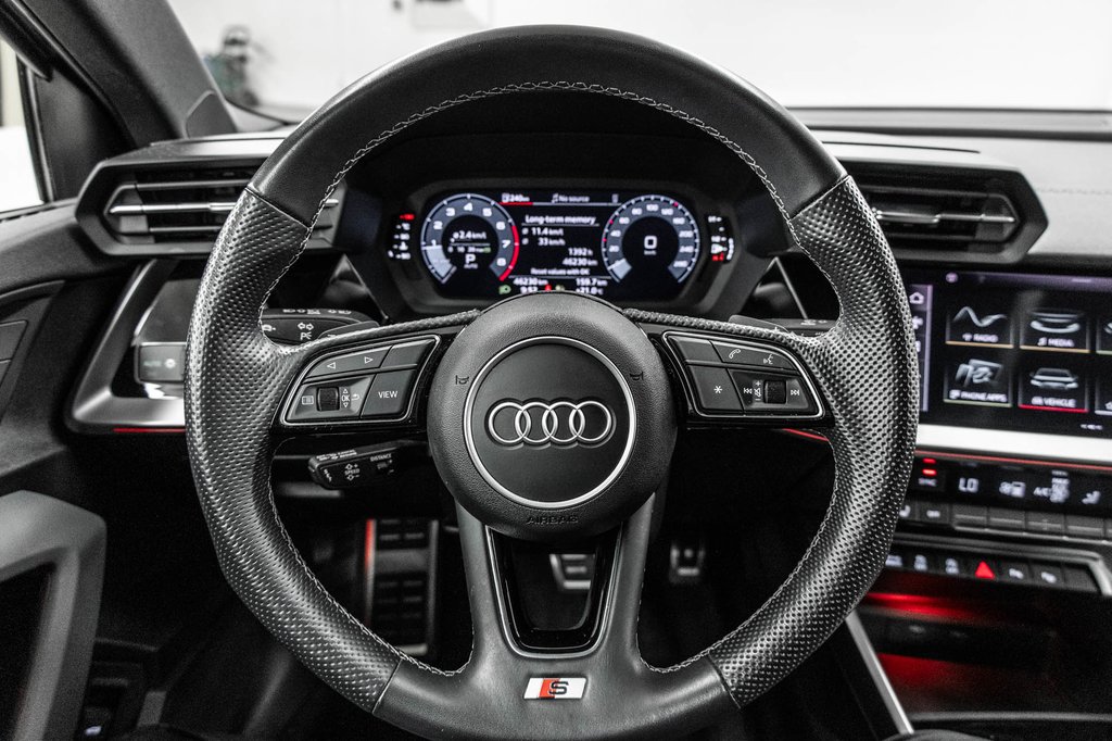 Audi A3 Sedan PROGRESSIV S-LINE BLACK OPTIC 2023 à Laval, Québec - 16 - w1024h768px