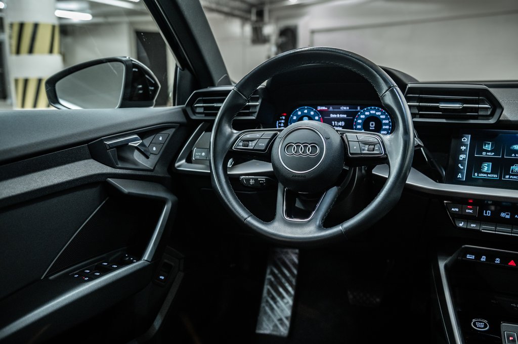 Audi A3 Sedan KOMFORT QUATTRO 18 PCS 2023 à Laval, Québec - 28 - w1024h768px