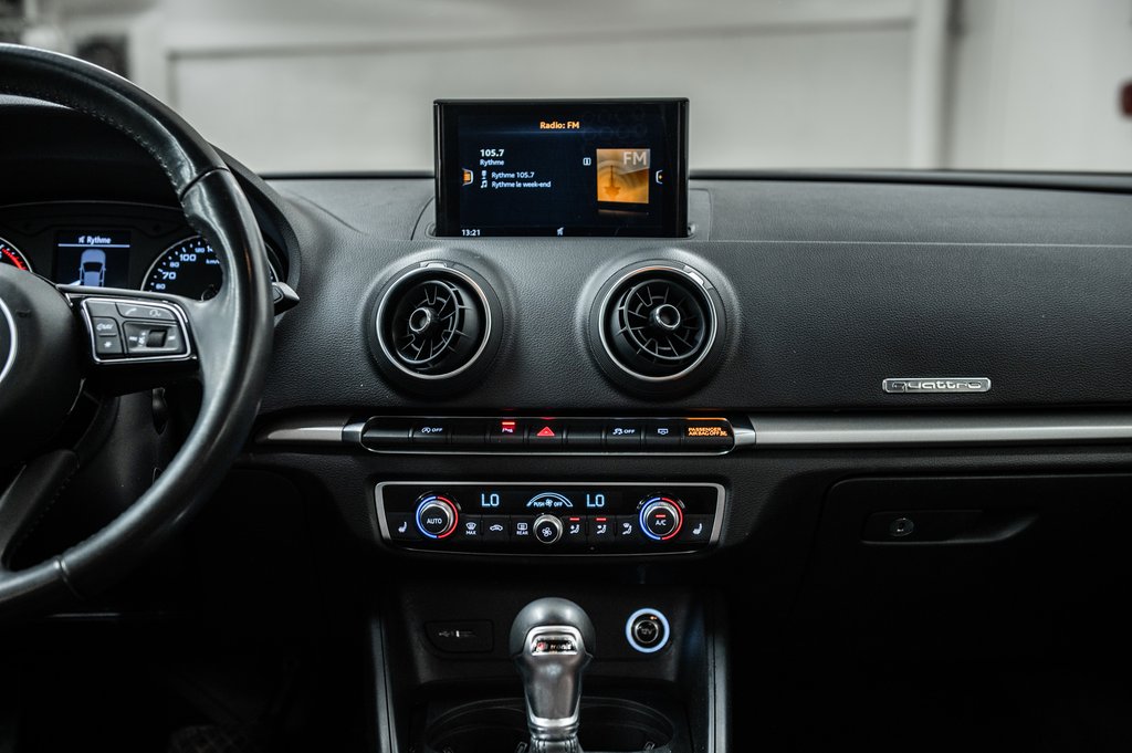 Audi A3 KOMFORT QUATTRO TOIT CUIR BAS KM!! 2018 à Laval, Québec - 29 - w1024h768px