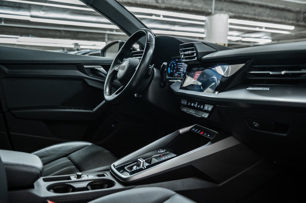 Audi A3 Komfort QUATTRO 18 PCS TOIT CUIR CARPLAY 2023 à Laval, Québec - 30 - w1024h768px
