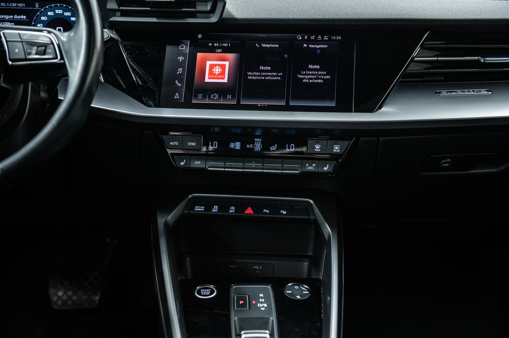 Audi A3 Komfort QUATTRO 18 PCS TOIT CUIR CARPLAY 2023 à Laval, Québec - 29 - w1024h768px