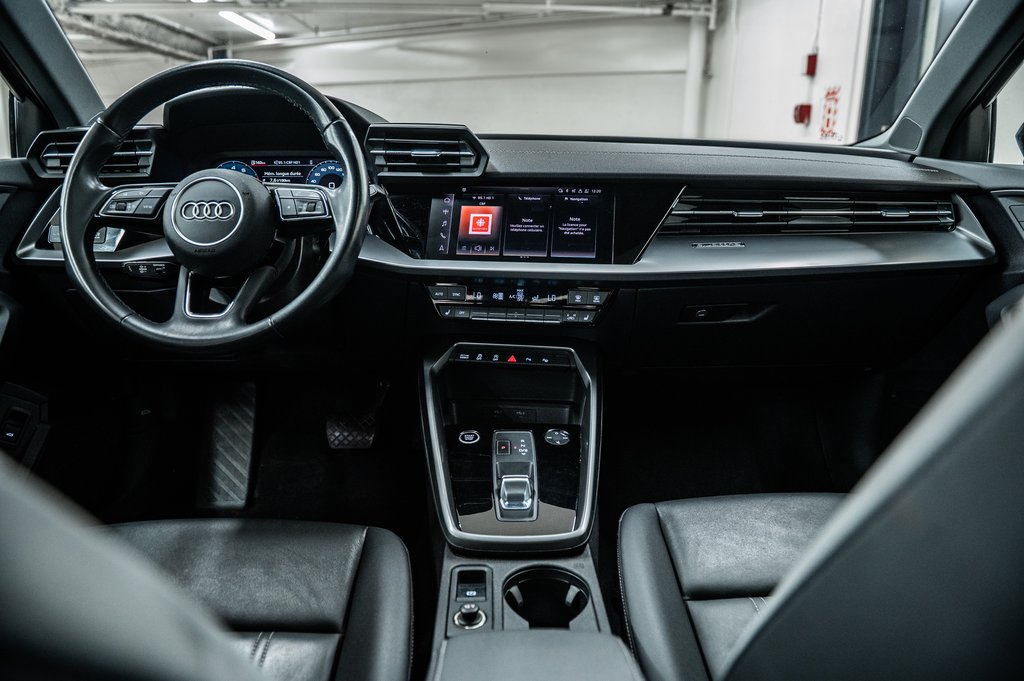 Audi A3 Komfort QUATTRO 18 PCS TOIT CUIR CARPLAY 2023 à Laval, Québec - 27 - w1024h768px