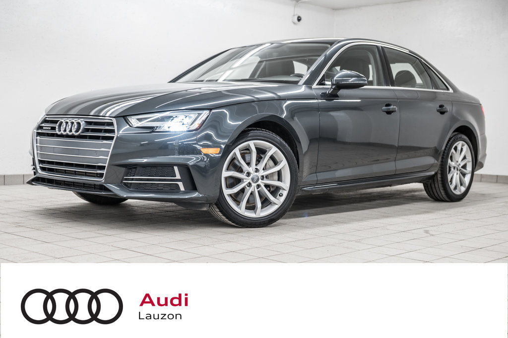 Audi A4 Sedan PROGRESSIV SIEGES CONFORT 2018 à Laval, Québec - 1 - w1024h768px