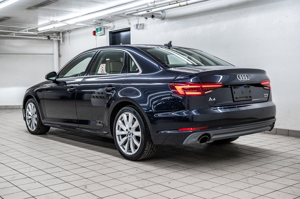 Audi A4 Sedan KOMFORT ENS COMMODITÉ 2018 à Laval, Québec - 4 - w1024h768px