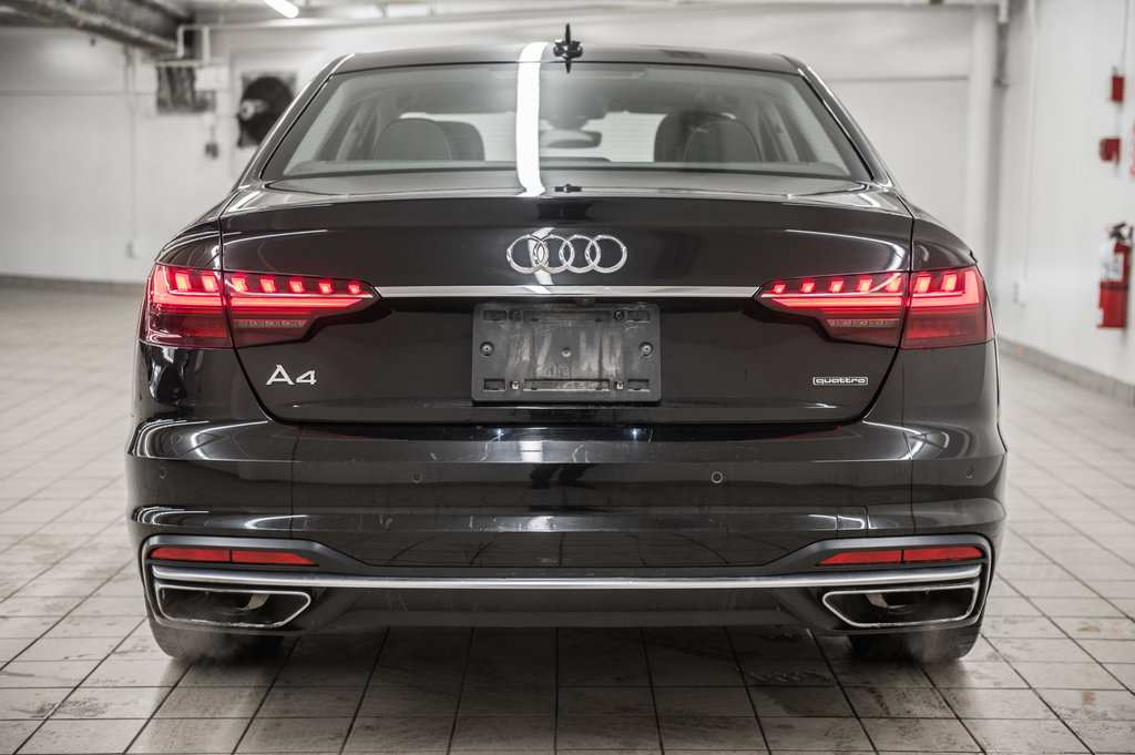 Audi A4 Sedan PROGRESSIV QUATTRO ADVANCED DRIVER ASSIST 2020 à Laval, Québec - 5 - w1024h768px