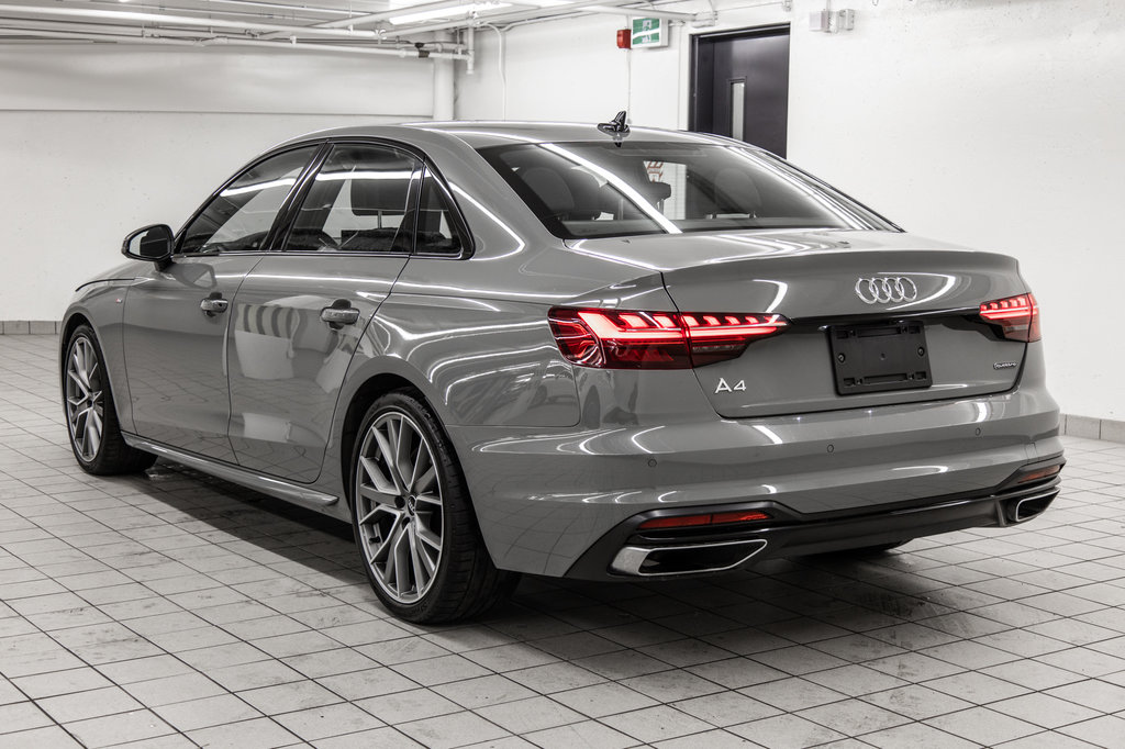 Audi A4 Sedan TECHNIK S-LINE BLACK PKG 19 PCS 2021 à Laval, Québec - 4 - w1024h768px