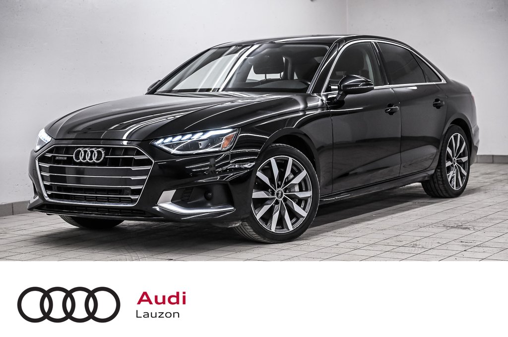 Audi A4 Sedan KOMFORT ENS COMMODITÉ 2021 à Laval, Québec - 1 - w1024h768px