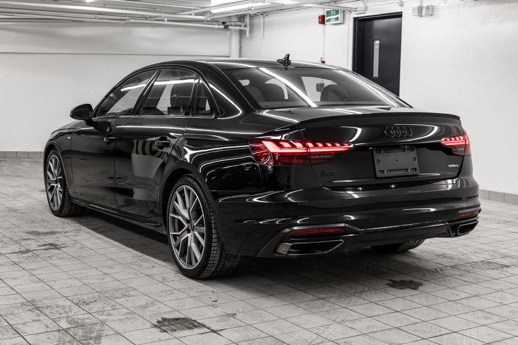 2023 Audi A4 Sedan PROGRESSIV S-LINE BLACK PKG 45TFSI in Laval, Quebec - 4 - w1024h768px