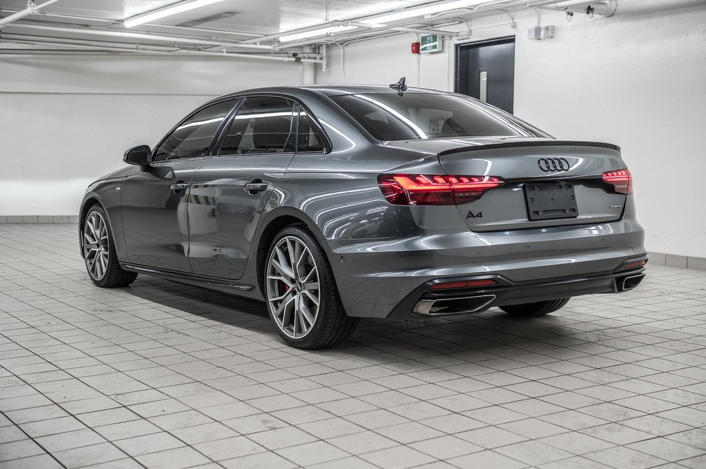 2023 Audi A4 Sedan PROGRESSIV S-LINE BLACK PKG 19 PCS in Laval, Quebec - 4 - w1024h768px