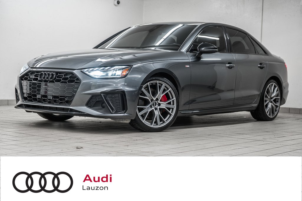 2023 Audi A4 Sedan PROGRESSIV S-LINE BLACK PKG 19 PCS in Laval, Quebec - 1 - w1024h768px