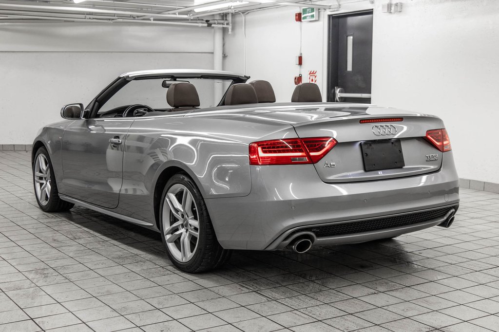 Audi A5 Cabriolet Technik SEULEMENT 128 019KM!! CLEAN CARFAX 2015 à Laval, Québec - 4 - w1024h768px