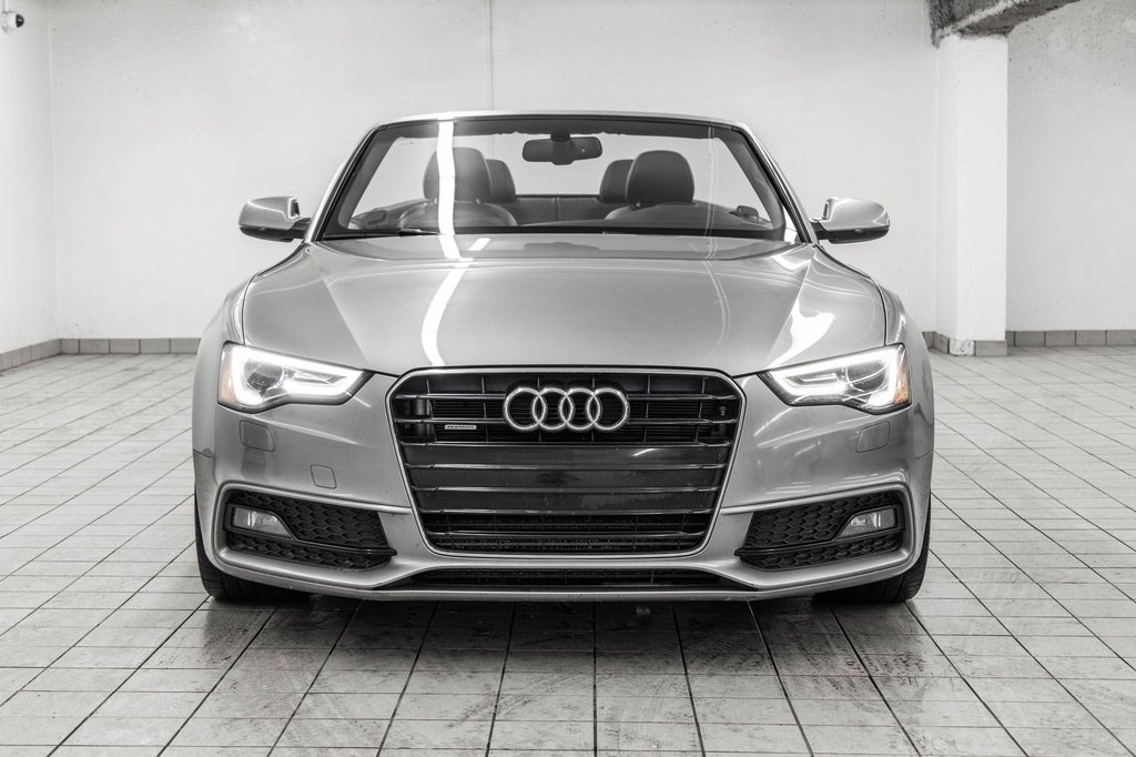 Audi A5 Cabriolet Technik SEULEMENT 128 019KM!! CLEAN CARFAX 2015 à Laval, Québec - 2 - w1024h768px