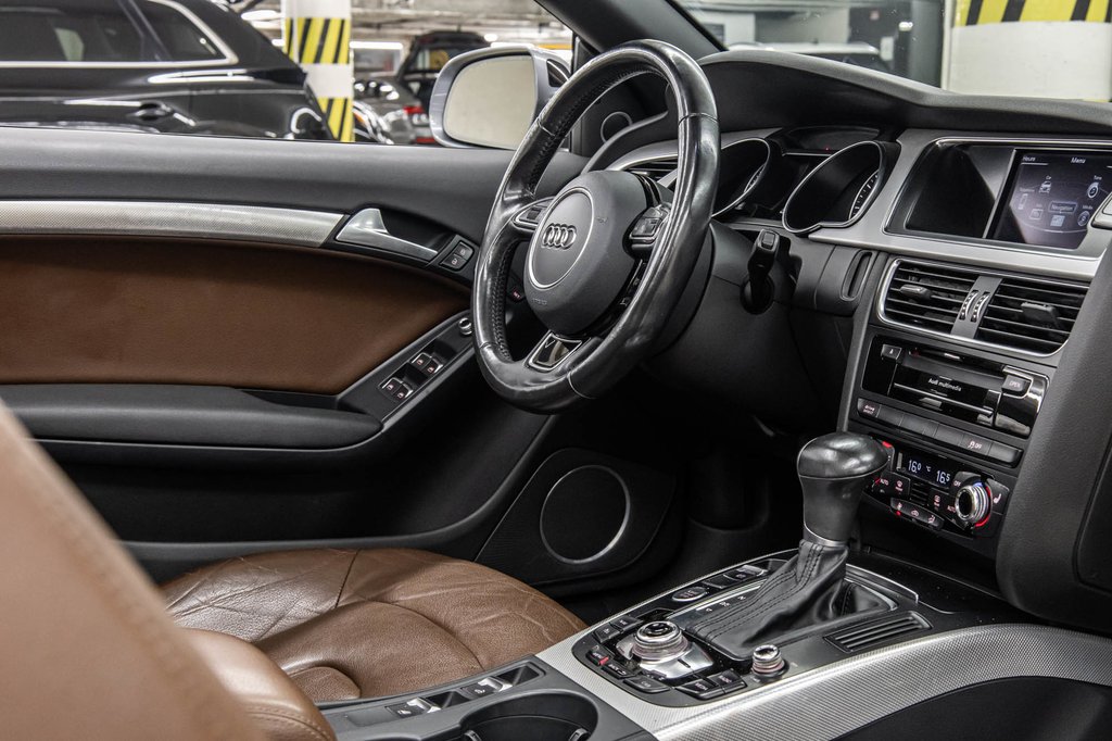 Audi A5 Cabriolet Technik SEULEMENT 128 019KM!! CLEAN CARFAX 2015 à Laval, Québec - 32 - w1024h768px