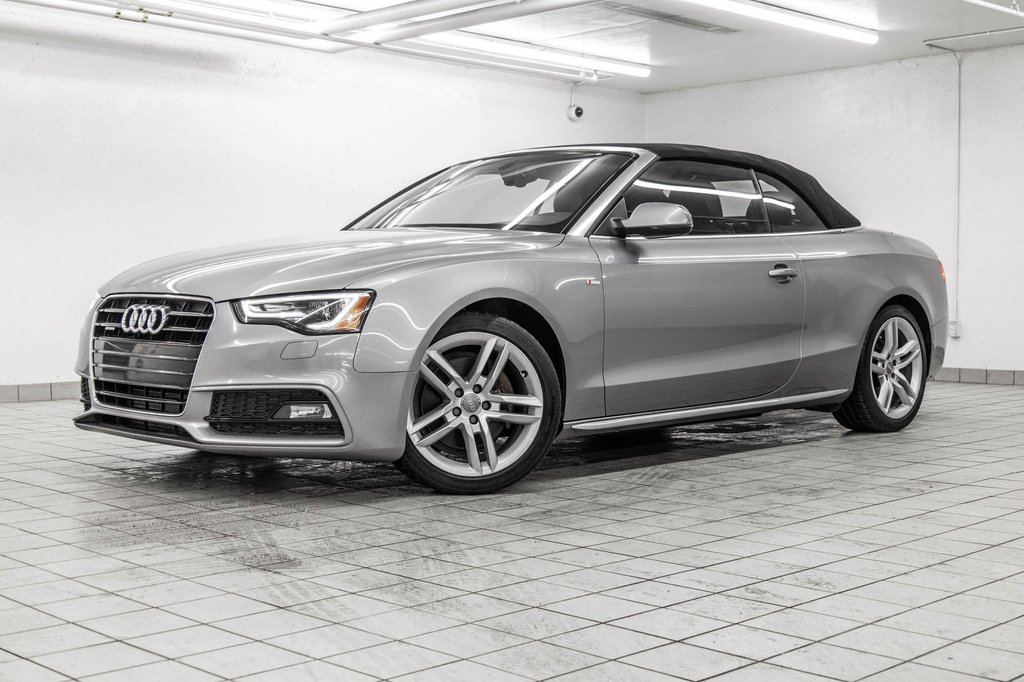 Audi A5 Cabriolet Technik SEULEMENT 128 019KM!! CLEAN CARFAX 2015 à Laval, Québec - 33 - w1024h768px