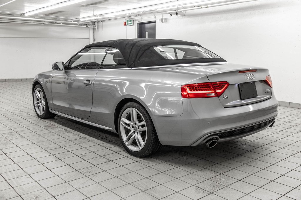 Audi A5 Cabriolet Technik SEULEMENT 128 019KM!! CLEAN CARFAX 2015 à Laval, Québec - 35 - w1024h768px