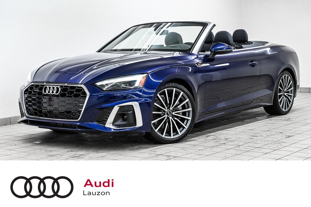 2022 Audi A5 Cabriolet TECHNIK SIEGES CONFORT HUD in Laval, Quebec - 1 - w1024h768px