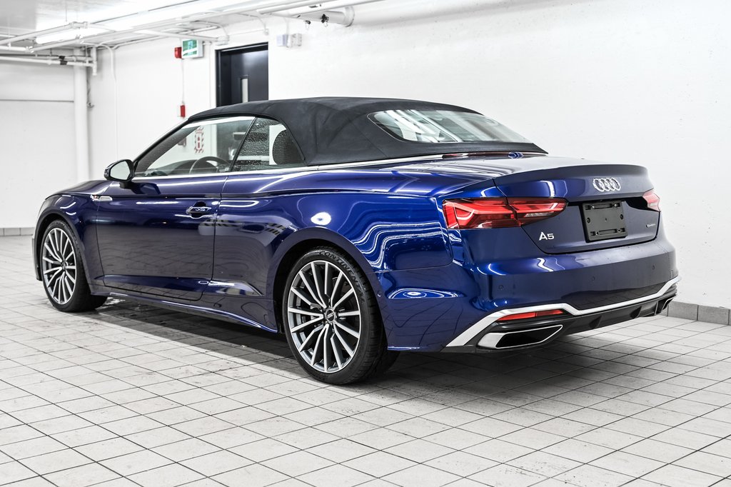 2022 Audi A5 Cabriolet TECHNIK SIEGES CONFORT HUD in Laval, Quebec - 5 - w1024h768px