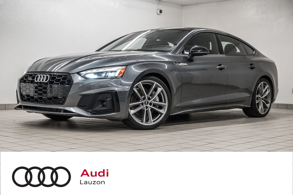 Audi A5 Sportback PROGRESSIV S-LINE BLACK OPTIC 19 PCS 2021 à Laval, Québec - 1 - w1024h768px