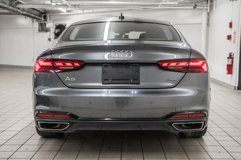Audi A5 Sportback PROGRESSIV S-LINE BLACK OPTIC 19 PCS 2021 à Laval, Québec - 5 - w1024h768px