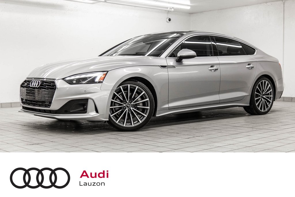Audi A5 Sportback KOMFORT ENS COMMODITÉS 19 PCS 2021 à Laval, Québec - 1 - w1024h768px