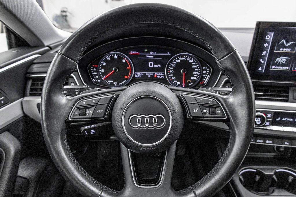 Audi A5 Sportback KOMFORT ENS COMMODITÉS 19 PCS 2021 à Laval, Québec - 17 - w1024h768px