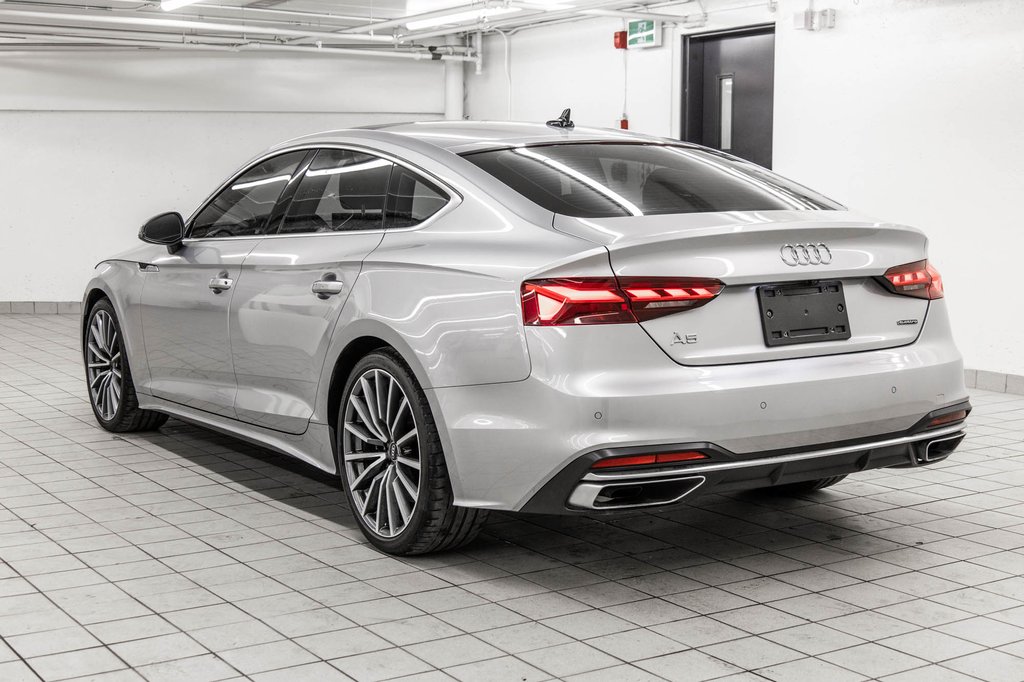 Audi A5 Sportback KOMFORT ENS COMMODITÉS 19 PCS 2021 à Laval, Québec - 4 - w1024h768px