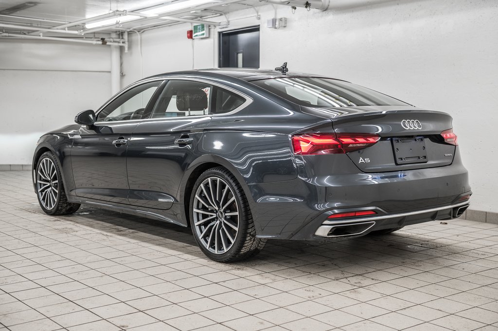 2022 Audi A5 Sportback KOMFORT ENSEMBLE COMMODITÉ 19 PCS in Laval, Quebec - 4 - w1024h768px