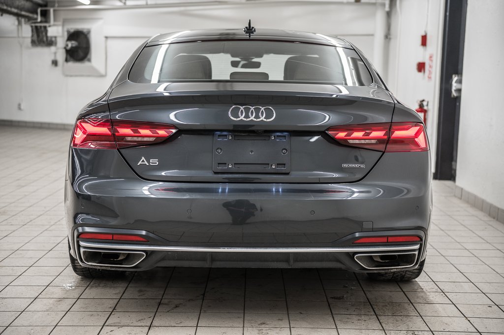 2022 Audi A5 Sportback KOMFORT ENSEMBLE COMMODITÉ 19 PCS in Laval, Quebec - 5 - w1024h768px