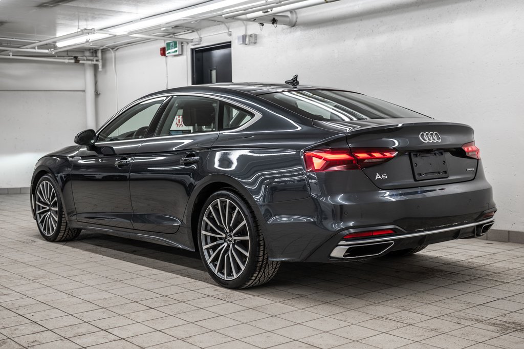 2022 Audi A5 Sportback KOMFORT ENSEMBLE COMMODITÉ 19 PCS in Laval, Quebec - 4 - w1024h768px