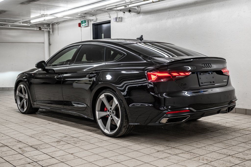 Audi A5 Sportback PROGRESSIV S-LINE BLACK PKG 20 PCS 2023 à Laval, Québec - 4 - w1024h768px
