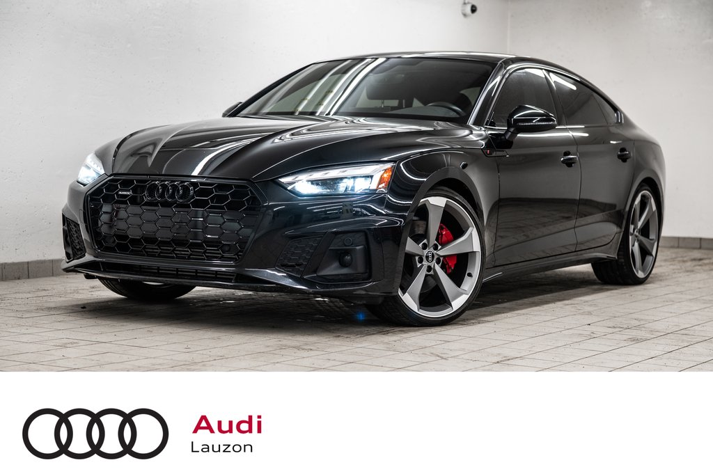 Audi A5 Sportback PROGRESSIV S-LINE BLACK PKG 20 PCS 2023 à Laval, Québec - 1 - w1024h768px