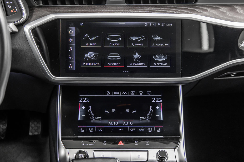 2022 Audi A6 Sedan V6 55TFSI  TECHNIK, S-LINE BLACK OPTICS, 21PCS in Laval, Quebec - 39 - w1024h768px
