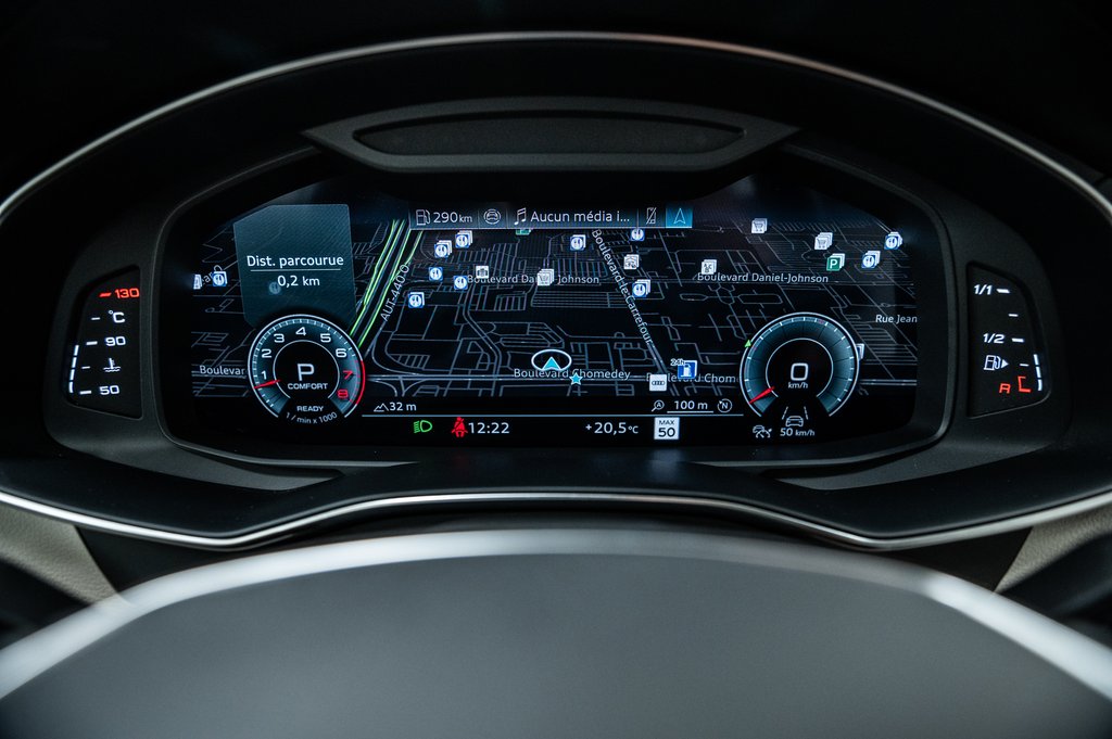 Audi A6 Technik 55 QUATTRO CUIR NAV TOIT BAS KM 2024 à Laval, Québec - 19 - w1024h768px