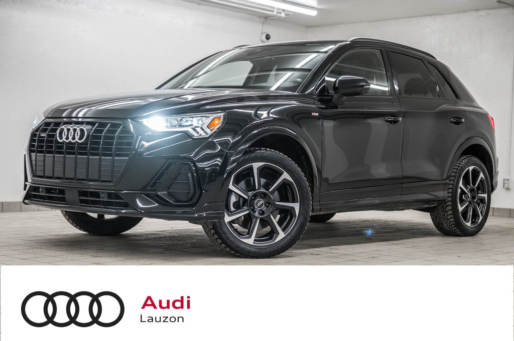 2021 Audi Q3 PROGRESSIV S-LINE BLACK OPTIC in Laval, Quebec - 1 - w1024h768px