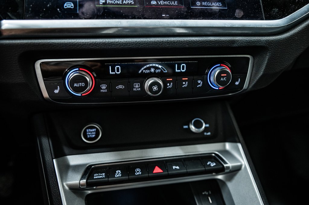 Audi Q3 Komfort 45 PANO CUIR CAMÉRA CANADA PACKAGE 2022 à Laval, Québec - 21 - w1024h768px