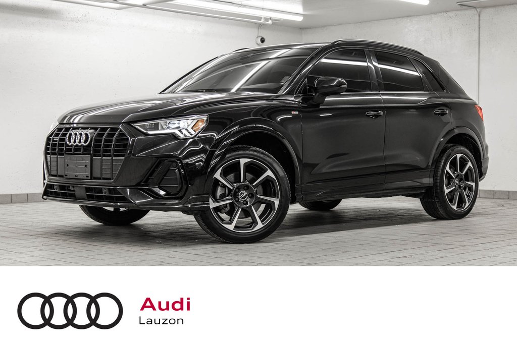 2022 Audi Q3 PROGRESSIV S-LINE BLACK OPTIC in Laval, Quebec - 1 - w1024h768px