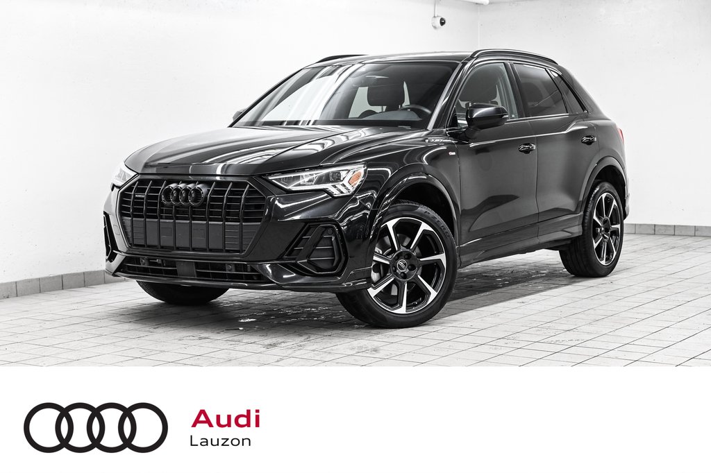 2023 Audi Q3 PROGRESSIV S-LINE BLACK PKG in Laval, Quebec - 1 - w1024h768px