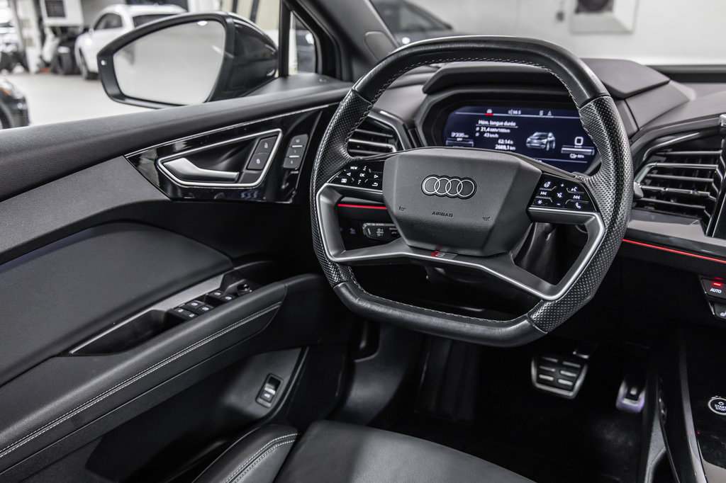 Audi Q4 e-tron Sportback BLACK OPTICS, TECH PACK, 20PCS 2024 à Laval, Québec - 35 - w1024h768px