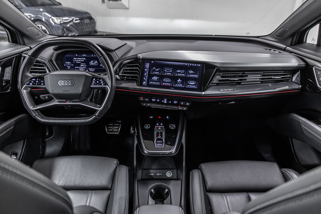 Audi Q4 e-tron Sportback BLACK OPTICS, TECH PACK, 20PCS 2024 à Laval, Québec - 34 - w1024h768px