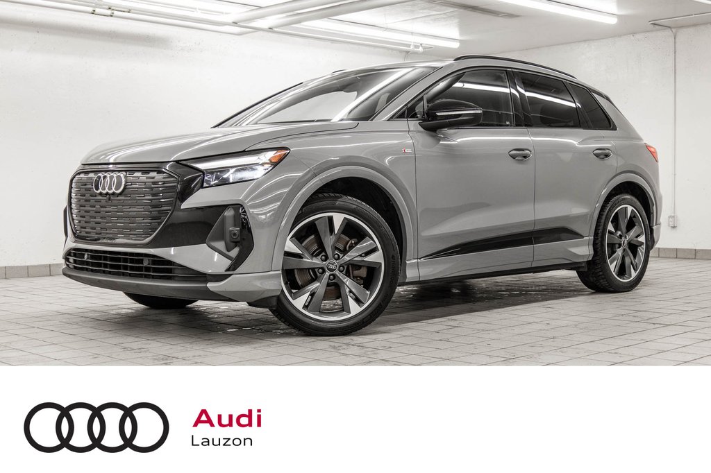 Audi Q4 e-tron S-LINE BLACK OPTIC 20 PCS 2024 à Laval, Québec - 1 - w1024h768px