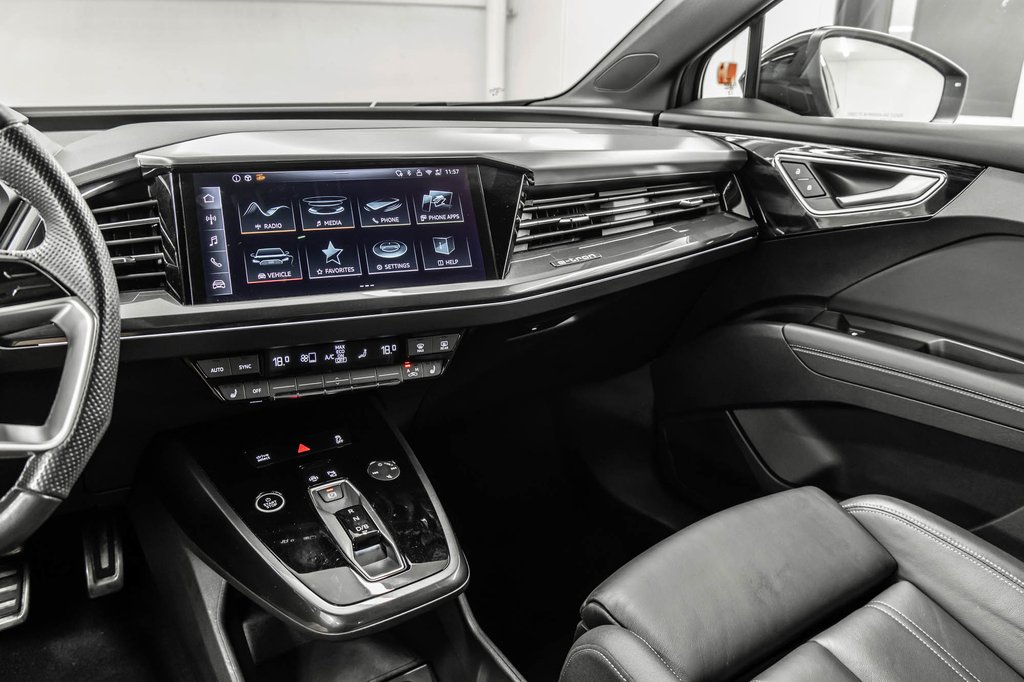 Audi Q4 e-tron S-LINE BLACK OPTIC 20 PCS 2024 à Laval, Québec - 24 - w1024h768px