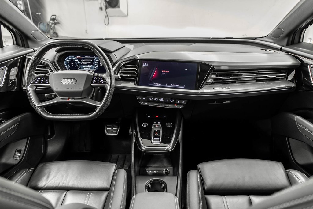 Audi Q4 e-tron S-LINE BLACK OPTIC 20 PCS 2024 à Laval, Québec - 33 - w1024h768px