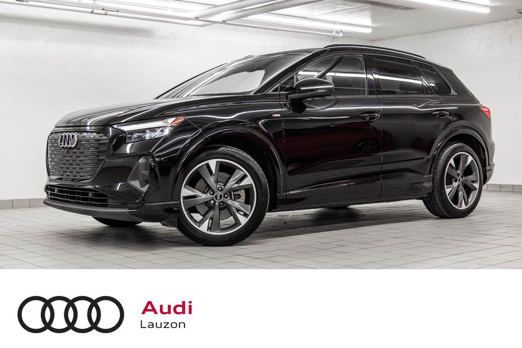 Audi Q4 e-tron 55 E-TRON QUATTRO, BLACK OPTICS, PREMIUM PACK, 20P 2025 à Laval, Québec - 1 - w1024h768px