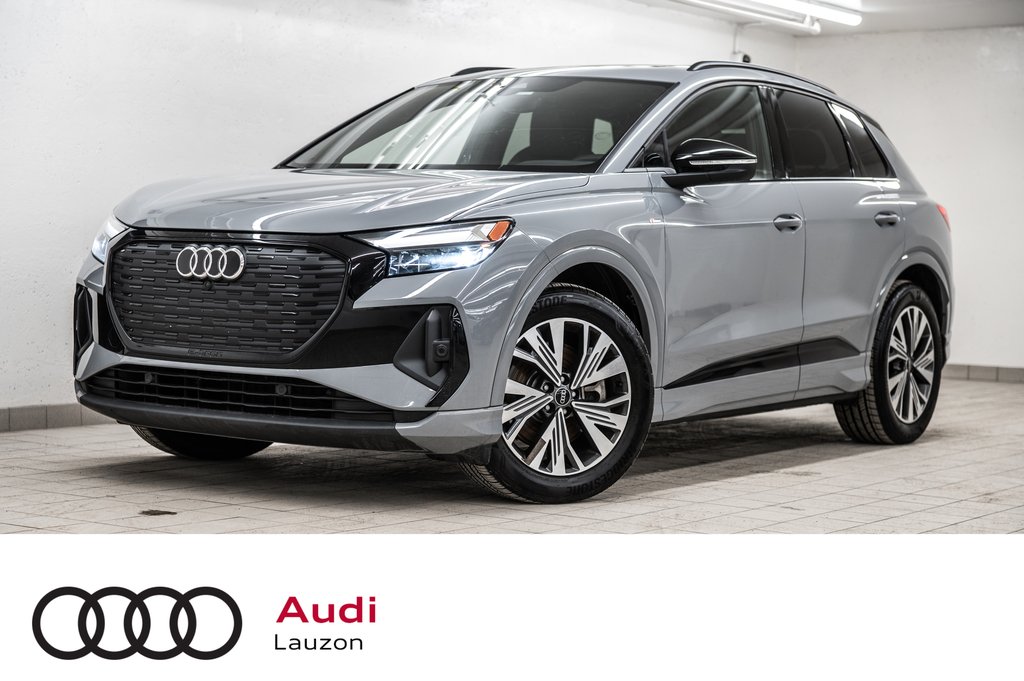 2025 Audi Q4 e-tron BLACK OPTIC PREMIUM PKG TRAILER HITCH in Laval, Quebec - 1 - w1024h768px