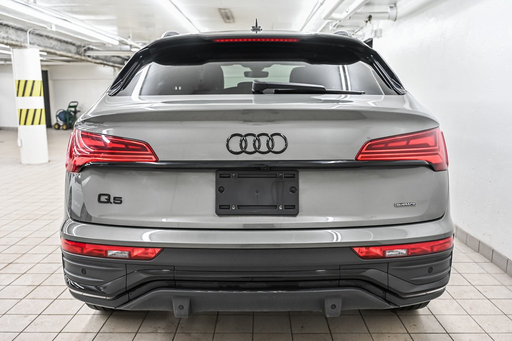 Audi Q5 Sportback PROGRESSIV S-LINE BLACK PKG 20 PCS 2023 à Laval, Québec - 7 - w1024h768px